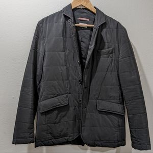Apolis quilted blazer, size M 38 black